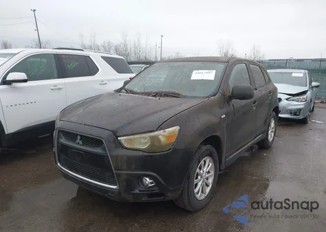 2012 Mitsubishi Outlander Sport Es from USA, damaged, VIN JA4AP3AU3CZ007893